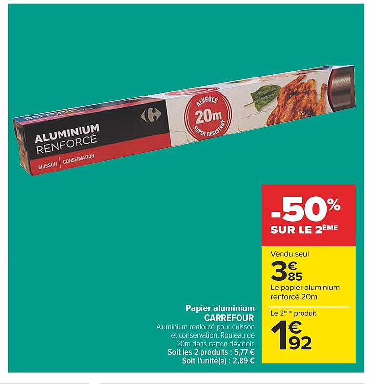 Papier Aluminium Carrefour