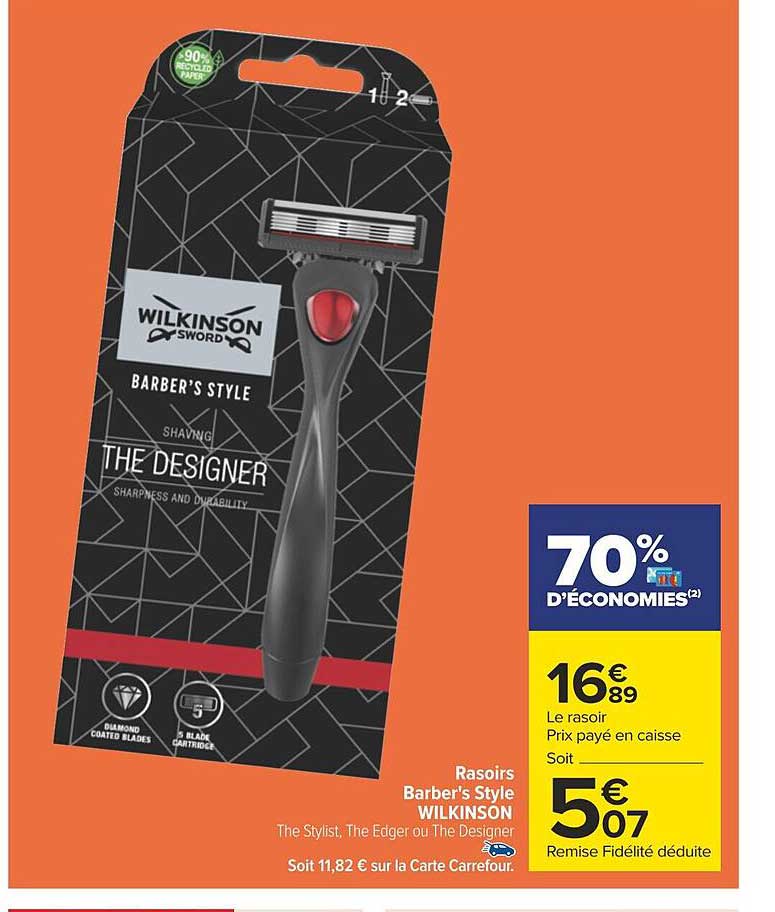 Rasoirs Barber's Style Wilkinson