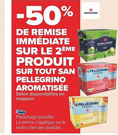 san pellegrino aromatisée