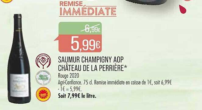saumur champigny aop château de la perrière