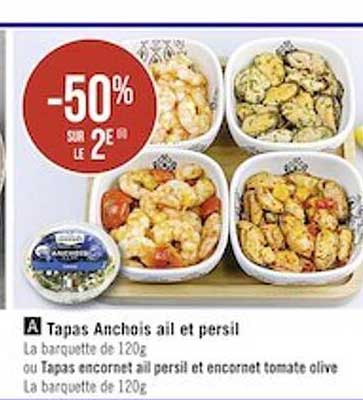 Tapas Anchois Ail Et Persil