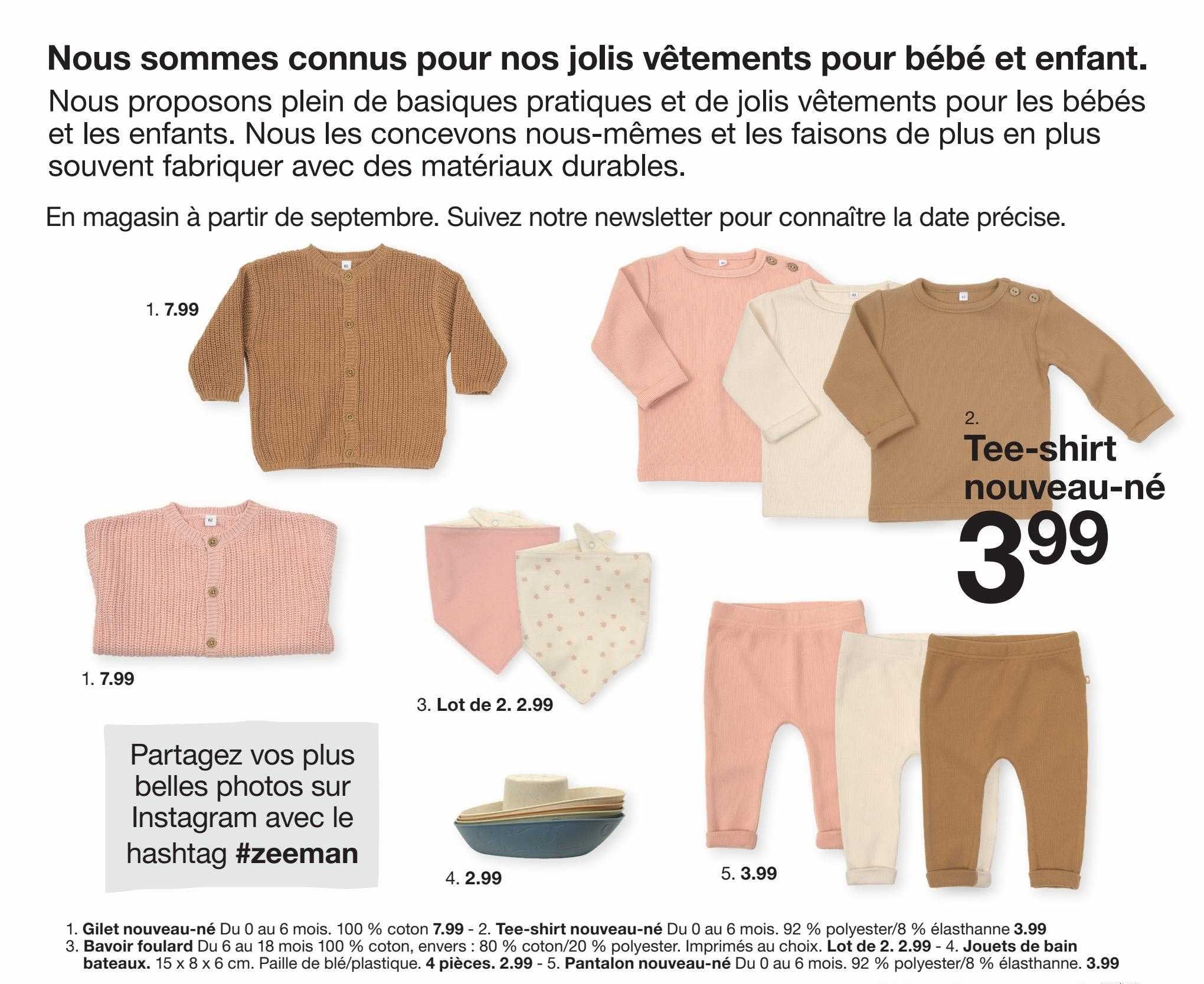 tee-shirt nouveau-né