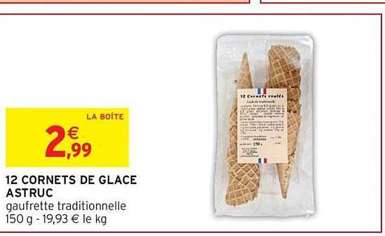 12 Cornets de glace Astruc