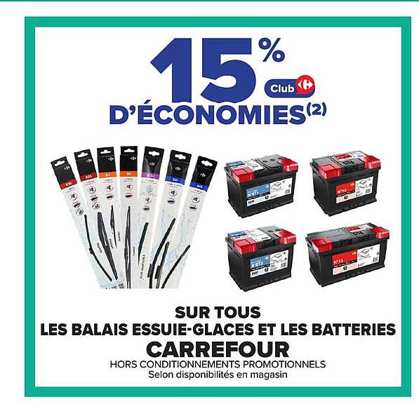 15% D'ÉCONOMIES
