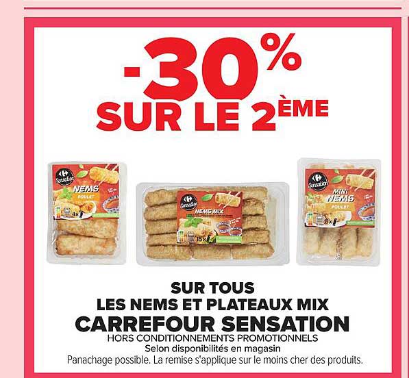 30% SUR LE 2ÈME
