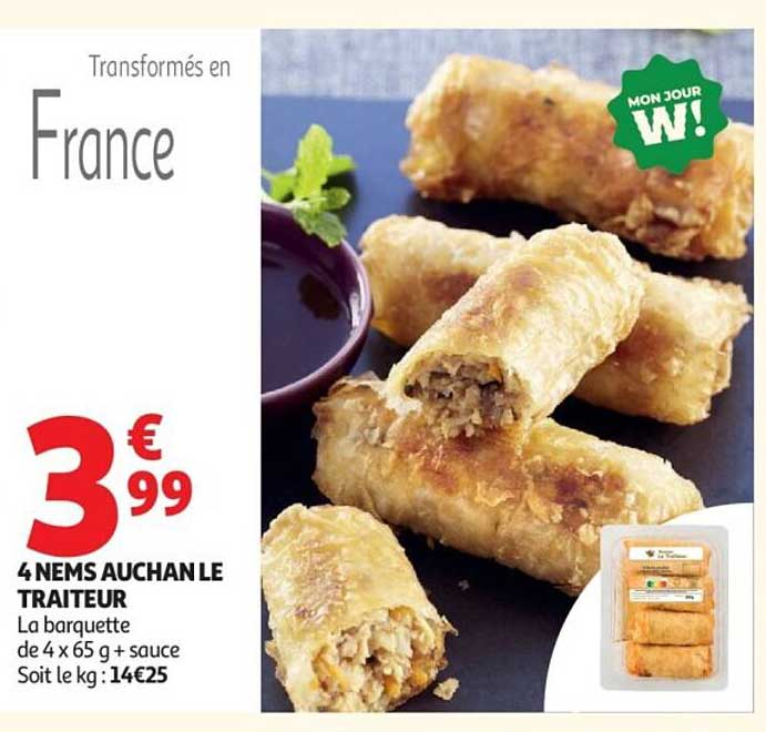 4 NEMS AUCHAN LE TRAITEUR