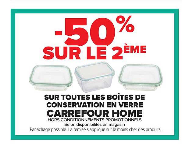 50% SUR LE 2ÈME