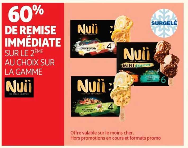 60% DE REMISE IMMÉDIATE