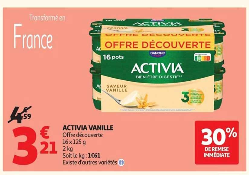 ACTIVIA VANILLE