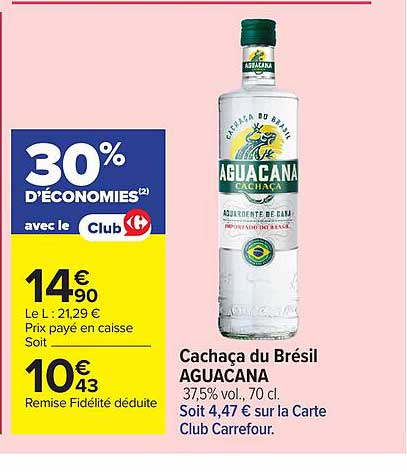 AGUACANA CACHACA