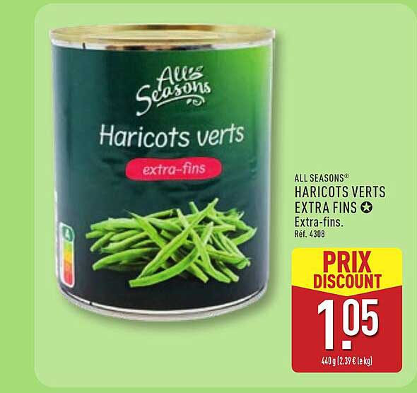 All Seasons Haricots verts extra-fins