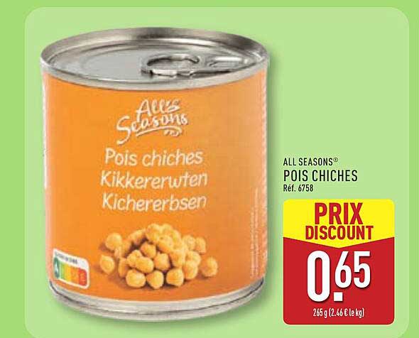 ALL SEASONS Pois chiches