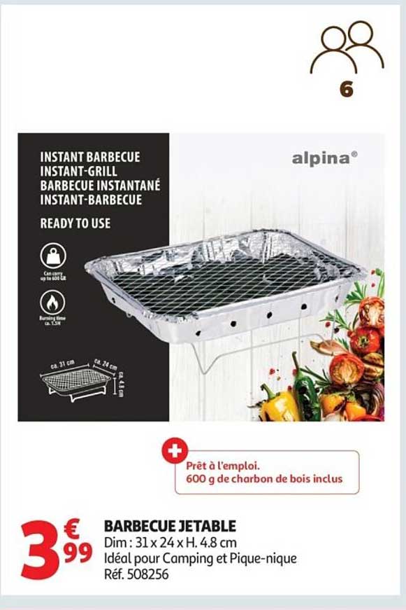alpina BARBECUE JETABLE