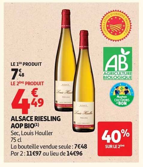 ALSACE RIESLING AOP BIO