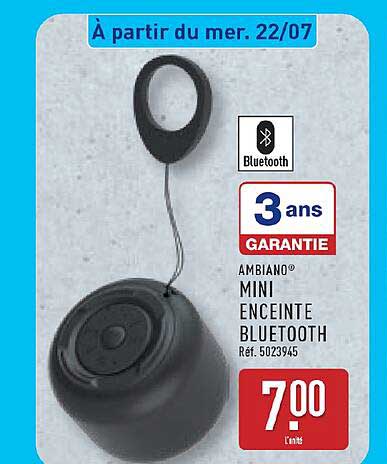 AMBIANO MINI ENCEINTE BLUETOOTH