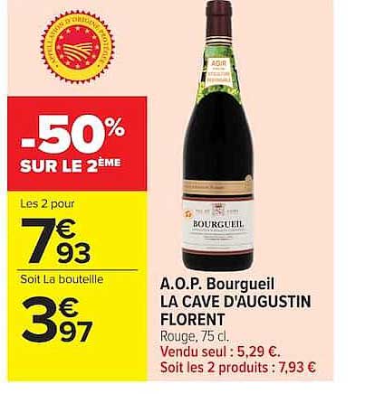A.O.P. Bourgueil LA CAVE D'AUGUSTIN FLORENT