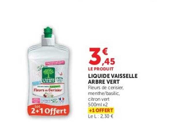 Arbre Vert Liquide Vaisselle