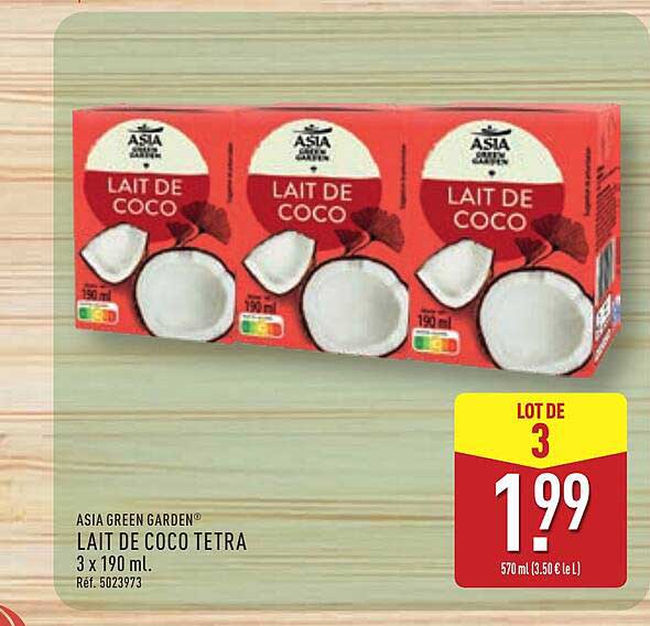 ASIA GREEN GARDEN LAIT DE COCO TETRA