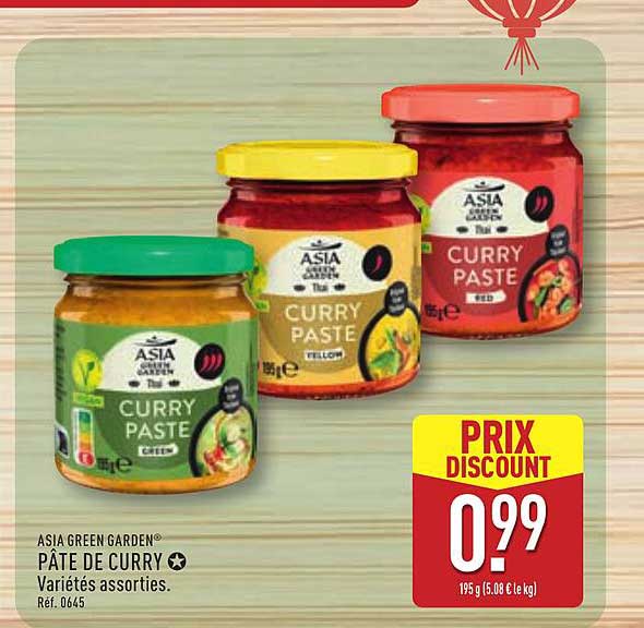 ASIA GREEN GARDEN PÂTE DE CURRY