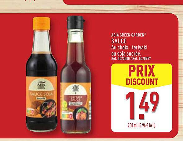 ASIA GREEN GARDEN SAUCE