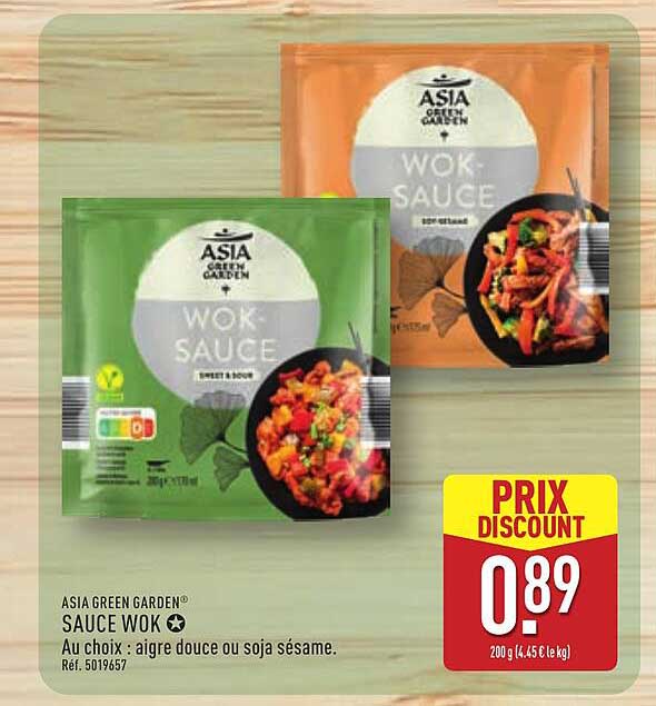 ASIA GREEN GARDEN SAUCE WOK