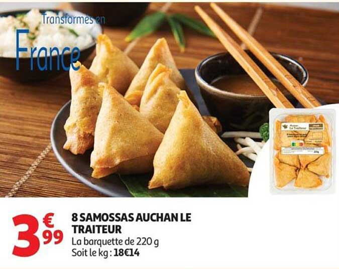 AUCHAN LE TRAITEUR SAMOSSAS