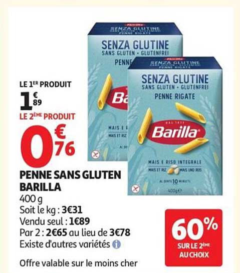 Barilla Penne sans gluten