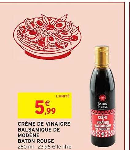 BATON ROUGE CRÈME VINAIGRE BALSAMIQUE DE MODÈNE