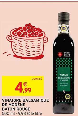 Baton Rouge VINAIGRE BALSAMIQUE DE MODENE