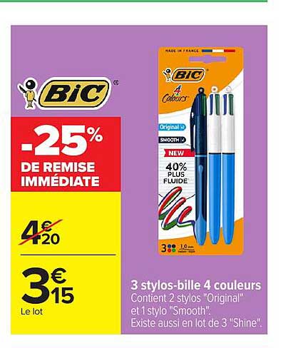 BIC 4 Couleurs