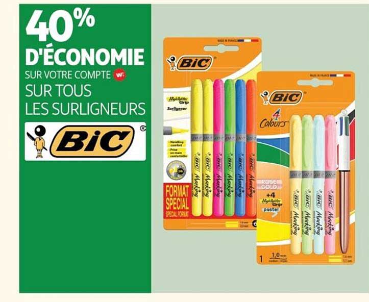 BIC surligneurs