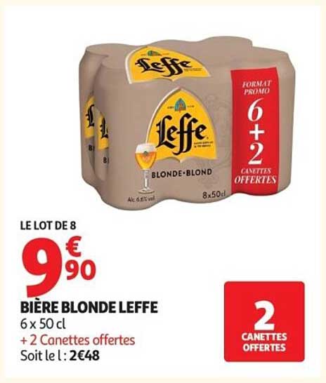 BIÈRE BLONDE LEFFE