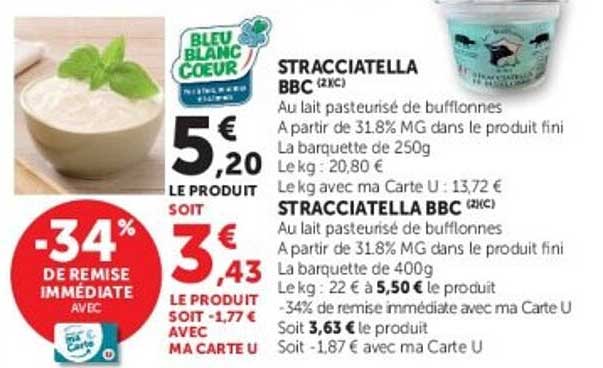 BLEU BLANC CŒUR STRACCIATELLA BBC