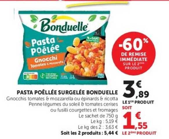 Bonduelle Pasta Poêlée Gnocchi