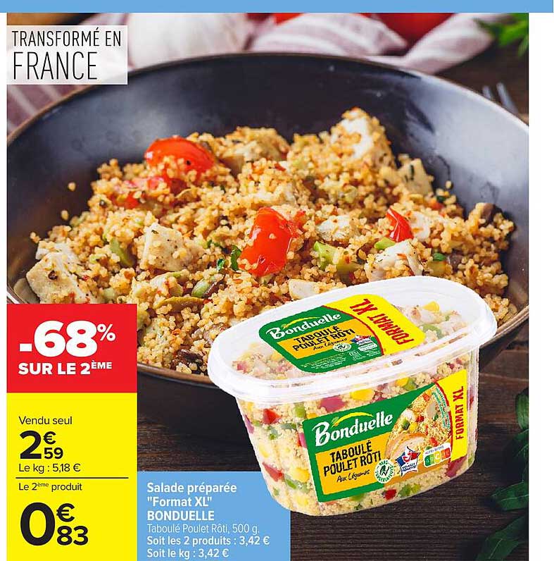 Bonduelle Taboulé Poulet Rôti