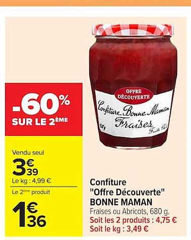 Bonne Maman Confiture Découverte