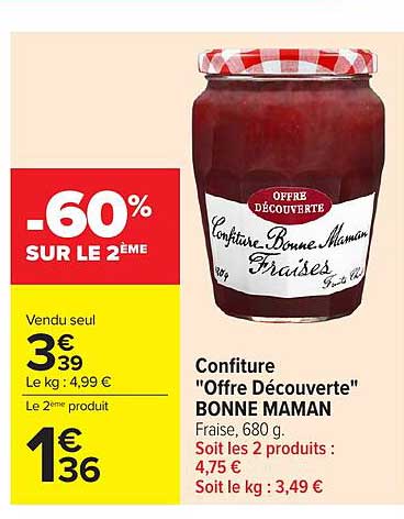 Bonne Maman Confiture Fraise