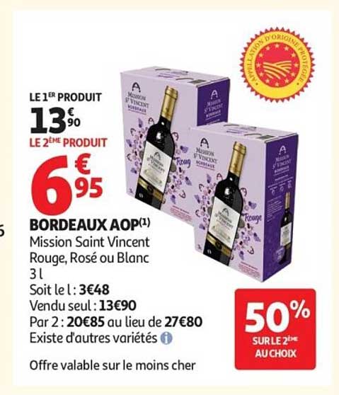 Bordeaux AOP Mission Saint Vincent