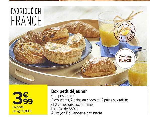 Box petit déjeuner