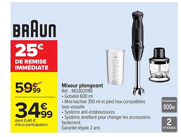 BRAUN Mixeur plongeant