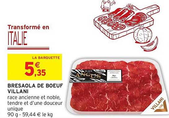 BRESAOLA DE BOEUF VILLANI