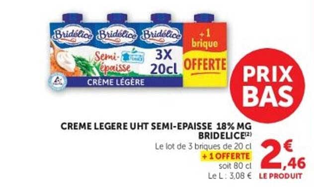 Bridélice Crème légère