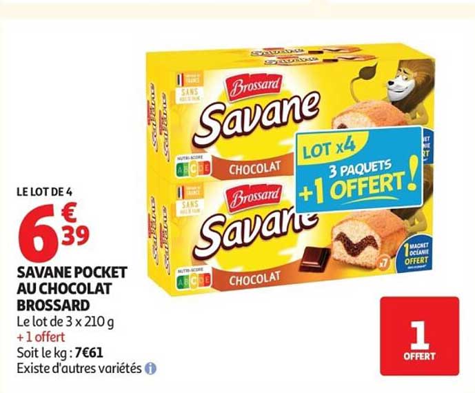 Brossard Savane Pocket au chocolat