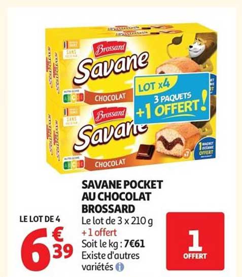 Brossard Savane Pocket au chocolat