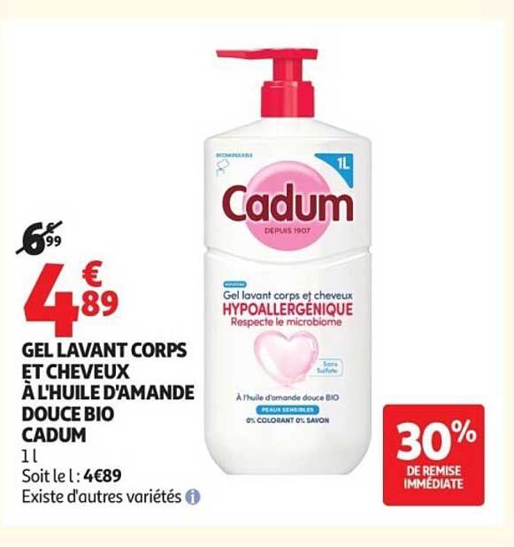 Cadum Gel lavant corps et cheveux