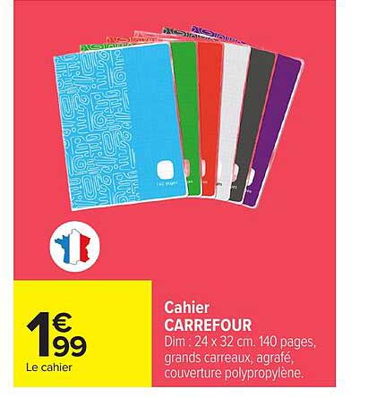 Cahier CARREFOUR
