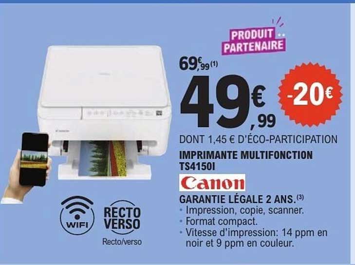 Canon IMPRIMANTE MULTIFONCTION TS4150I