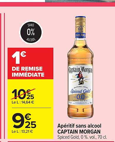 CAPTAIN MORGAN Spiced Gold 0.0