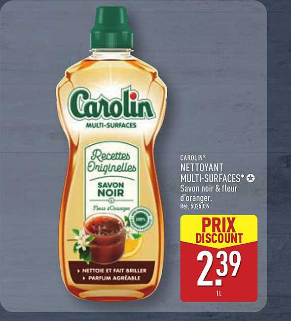 Carolin Nettoyant Multi-Surfaces