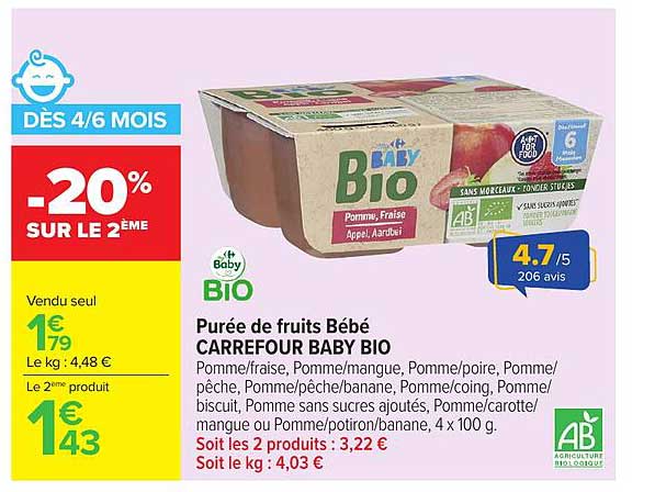 CARREFOUR BABY BIO